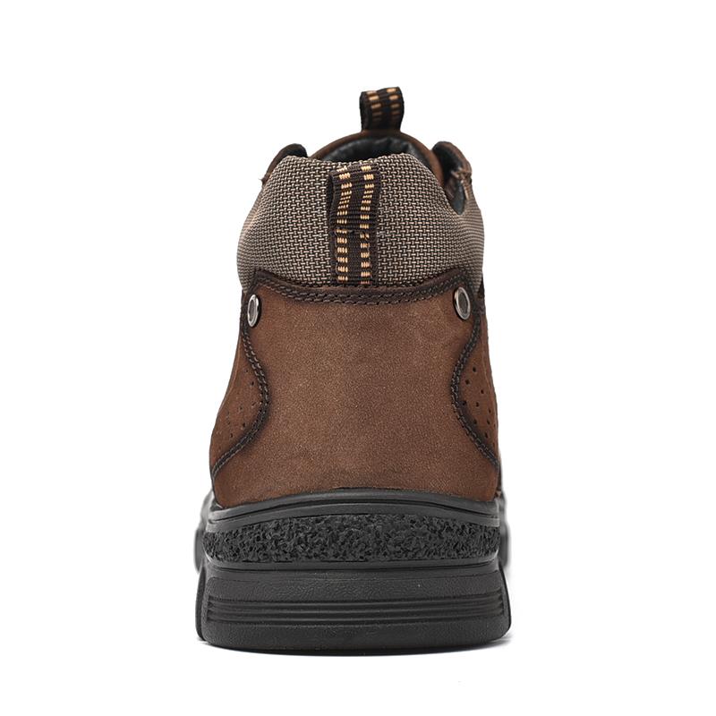 Men's New Leather Outdoor Sports Shoes Casual Shoes Business Leather Board Shoes Boots