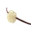 Les Trésors De Lily [M9409] - Fancy Bracelet 'Rosa Romantica' Gold Brown