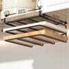 Stand Shelf For Cutting Boards Hanging Metal Black For Kitchen