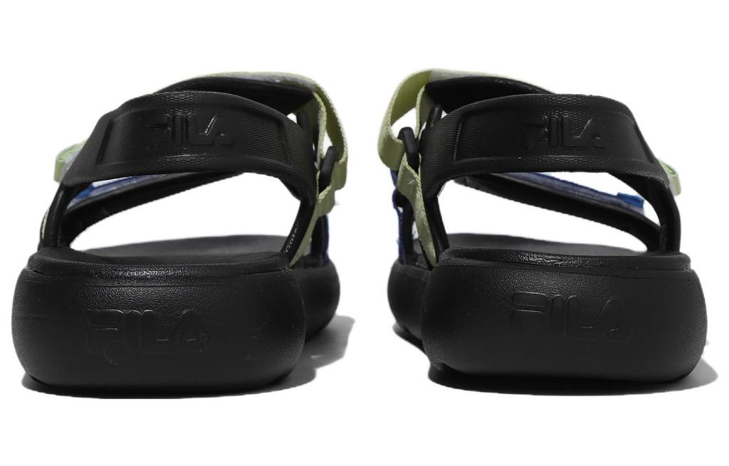Men's Sandals FILA Drifter Tube Sandals Slip Resistant Abrasion Resistant Sports Sandals Unisex Black Blue