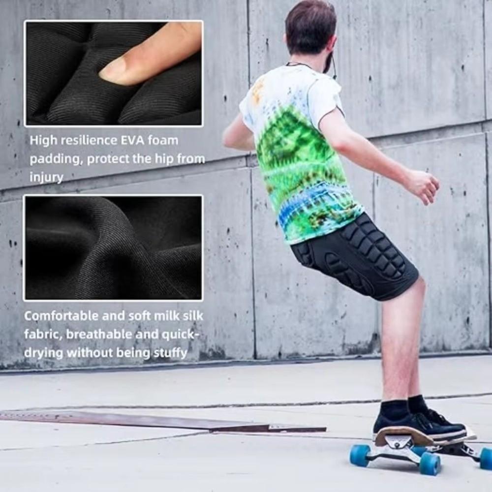 EVA Hip Protection Pants Shock Absorption Breathable Hip Protector Butt Protection Fall Prevention Hip Paddeds
