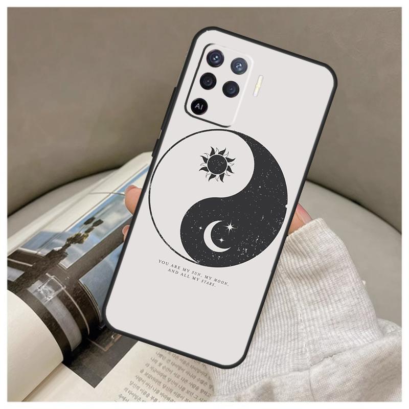 Eight Diagrams Taiji Yin Yang Case For Oppo A16 A76 A96 A60 A98 A58 A78 A18 A38 A80 A40 A77 A57 A17 A74 A54 A94 A15 A5 Pro