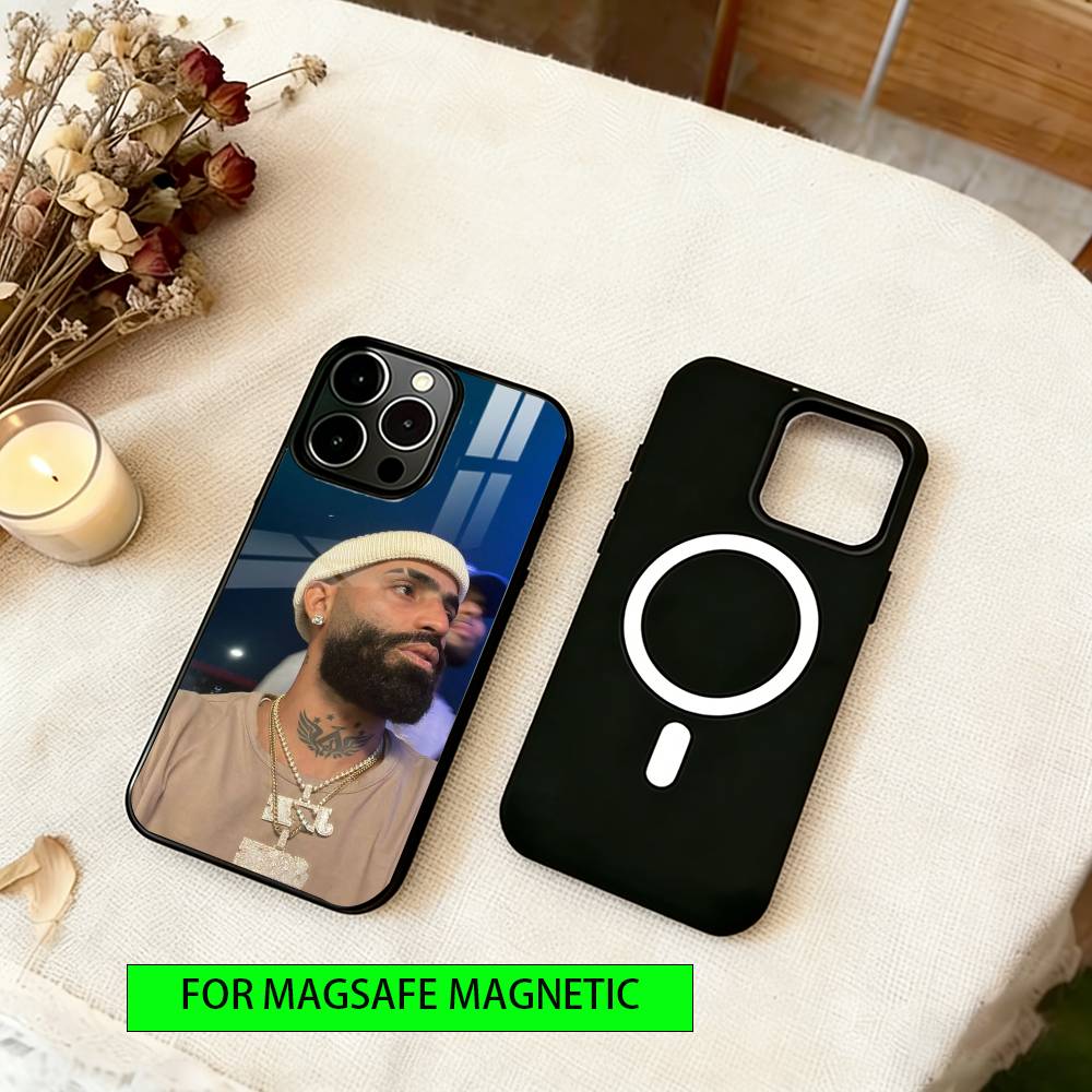 Arcangel Phone Case For iPhone17,16,15,14,13,12,11 Plus,Pro Magnetic For Magsafe Wireless Charging