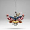 Eyecatching American Acrylic Eagle Flag Car Ornament Colorful Hangings For Home Decor