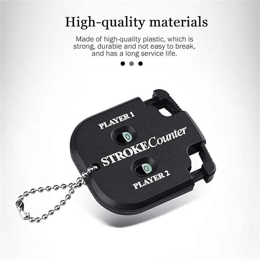 Golf Zähler, Zifferblatt Quadrat Scorezähler, Praktisches Golfzubehör mit Mehrfarboptionen, Einfach zu bedienender Score für Übung und Wettkämpfe