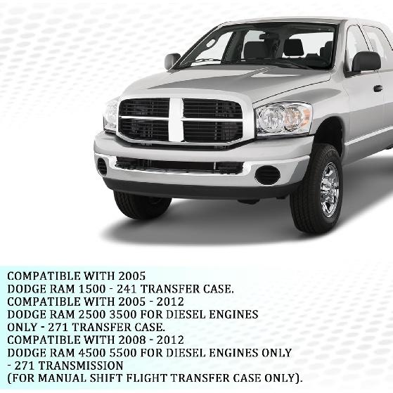 Shift Linkage Bushings Shift Control Lever 52105555AA Transfer Case Shifter Control Linkage With 2 E-Clips & 68078974AA Grommet Bushing Kit For 2002