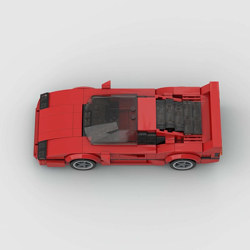 Super Sports Car Classic Toy Building Block Set, Suitable As Birthday, Halloween, Christmas Gifts and for Home Decoration Collec