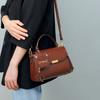 Women's Versatile Bag 2025 New Handbag Crossbody Bag Genuine Leather Shoulder Bag Light Luxury Style High-end Commuter Bag