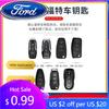 New 2026 Car Sticker For Ford TPU Car Key Case Cover for Ford ST Line Fiesta Focus Fiesta Mondeo Ecosport Kuga Edge Escape Metal