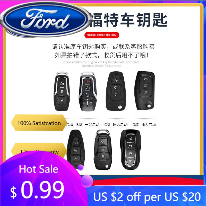 New 2026 Car Sticker For Ford TPU Car Key Case Cover for Ford ST Line Fiesta Focus Fiesta Mondeo Ecosport Kuga Edge Escape Metal