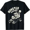 Horror Art - Ratfink Monster Barbershop - Psychobilly Punk T-Shirt