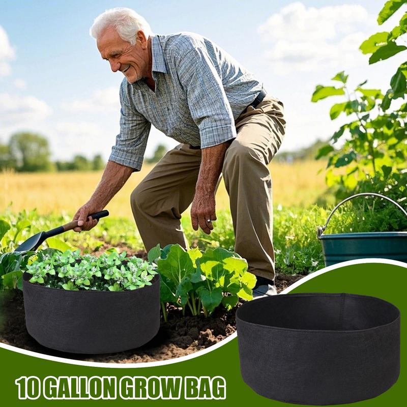Plant Grow Bags 10 Pieces 10 Pieces Tomato Bucket Felt Grow Bags For Potato Flower Fruit Root Greenhouse Garden Nursery Indoor