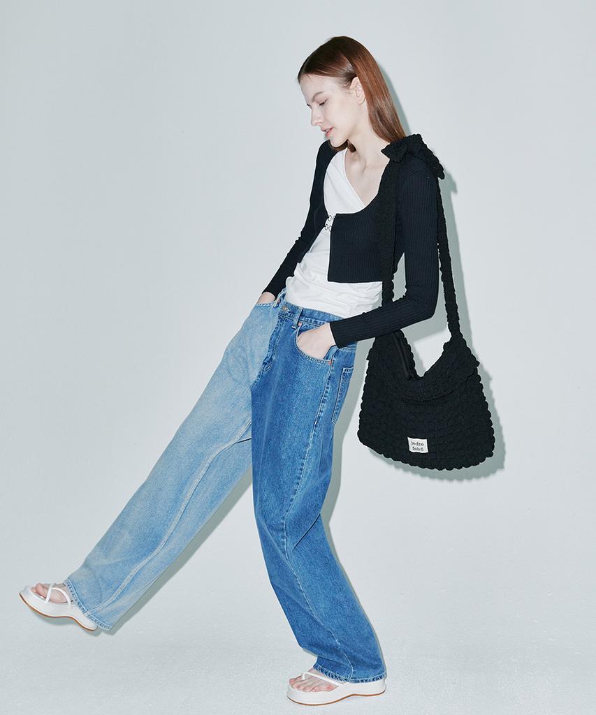 Jedrefeb5 Croffle Crossbody Bag Black