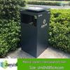 Stainless Steel Outdoor Trash Bin for Hotels, Parks, and Malls