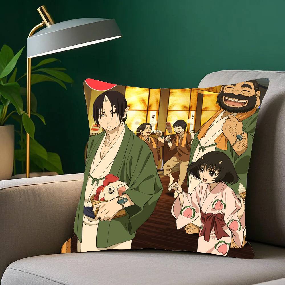 Hozuki's C-Coolheadedness Anime Pillow Case Home Decor Throw For Sofa Bed Car Room Decor Gift Idea