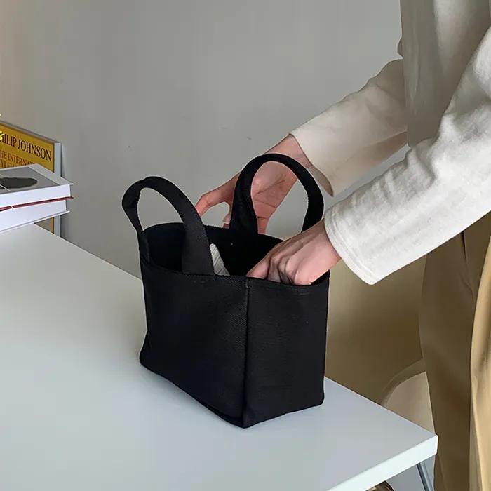Black Canvas Bag