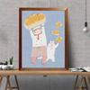 Diamond Art Painting Kits for Beginners BreadCat Full Drill 5D Rhinestone Craft Home Decor Birthday Gift Wall Art Cute Animal