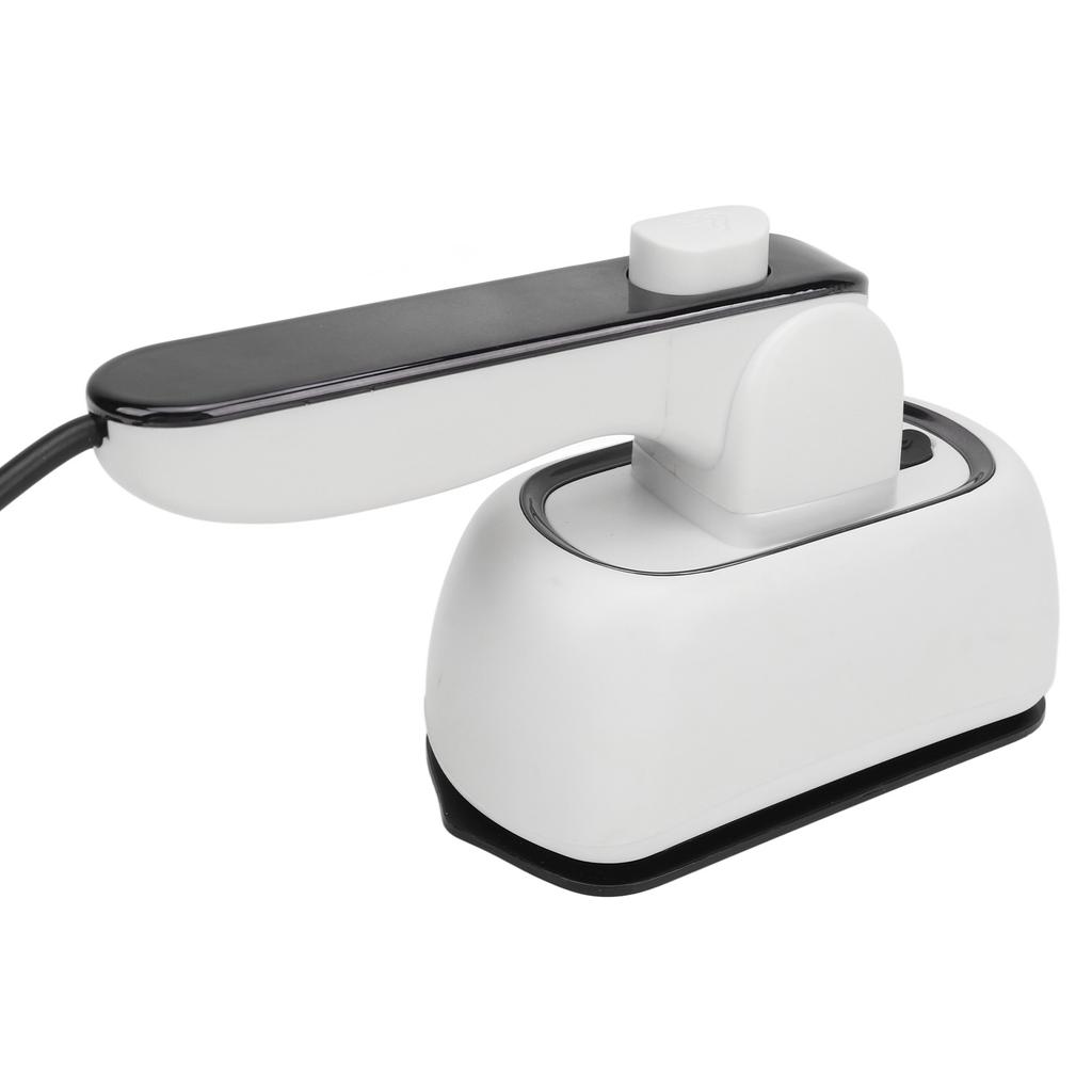 Handbügeleisen 90 Grad drehbar Tragbare Mini-Bügelmaschine für Zuhause Reise Schwarz Weiß