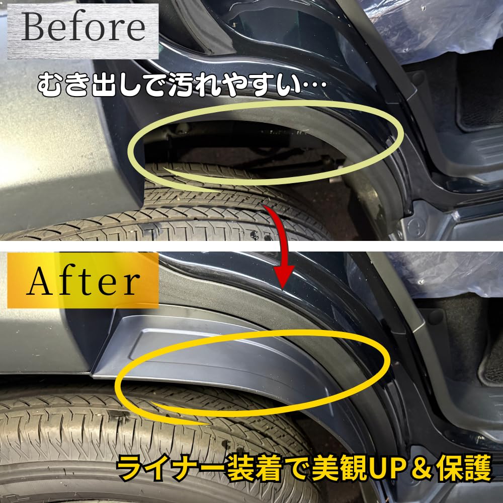 by a National Certified Mechanic Total Installation Support for Peace of Fender Rear Exterior Parts for Jimny Nomad JC74W PL Insurance Tested on