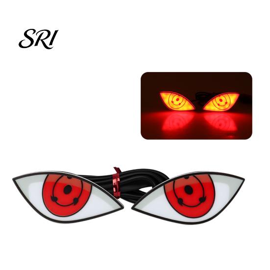 Stylish Vehicle Decorative Lights Ghost Eye Motorcycles LED with Waterproof Dynamic Eye-catching Motorcycle Lighting Rear Taillights for Car