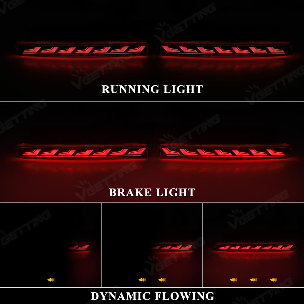 LED Rear Bumper Reflector Light For Land Rover Discovery 3 LR3 4 LR4 2005-2013 Turn Signal Lights Brake Taillamp Car Accessories