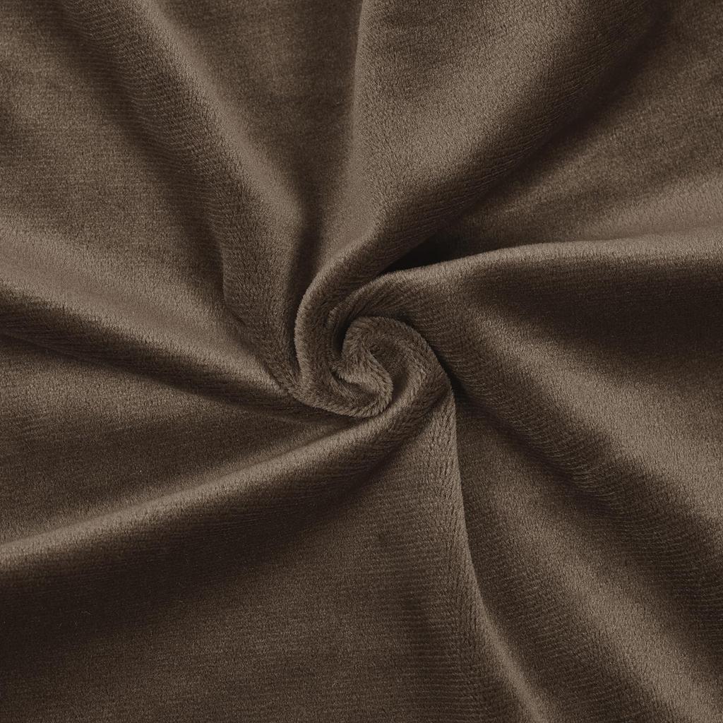 Baibu Home Langes Körperkissen für Seitenschläfer, Waschbarer Bezug, Plüschtier-Körperkissen, Weich und Flauschig, Braun