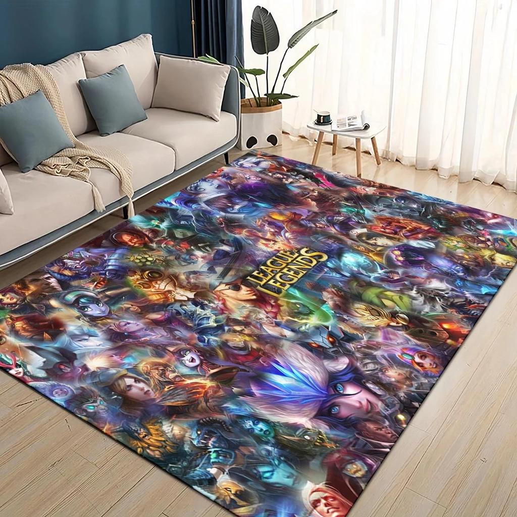 27 Style Jinx League of Legends LOL Cartoon Carpet Rug for Living Room Bedroom Home Sofa Decoration,Kids Play Non-slip Floor Mat