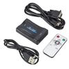 VGA To Scart Video Audio Converter Adapter with VGA Cable USB Cable Remote Control for NTSC PAL SECAM Standard TV Formats Input