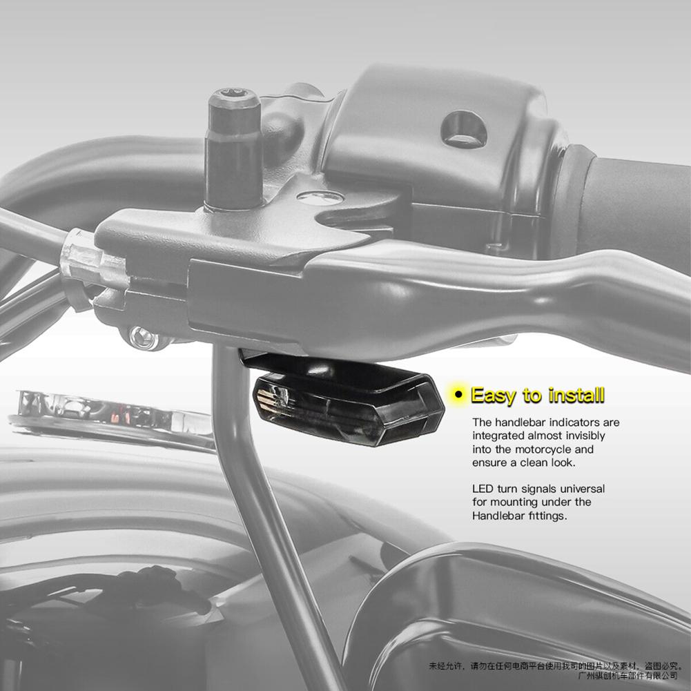 Handlebar Light for Motorcycles, Personalization, Anti Heat Function, Universal Fitment, Left and Right Placement
