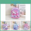 Mochila Adorável de Nylon Cartoon 3D Para Meninos e Meninas Leve e Moderna