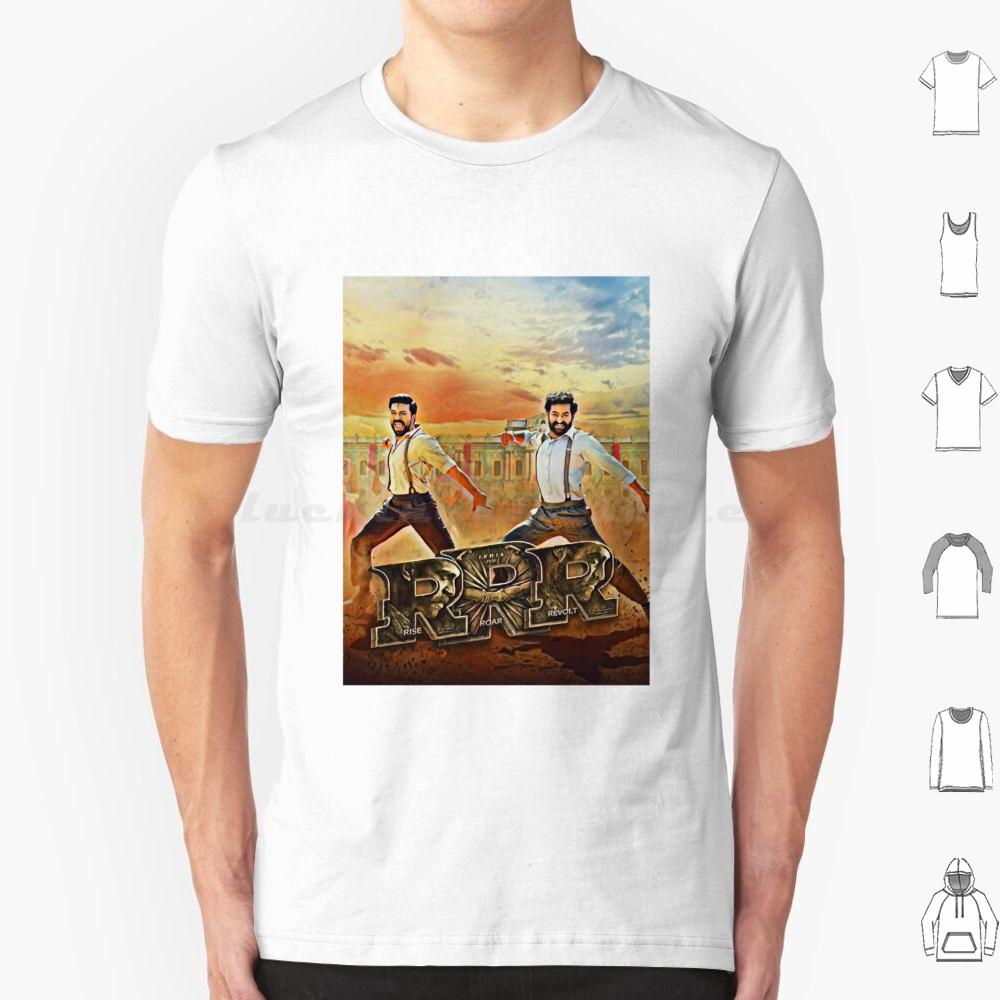 Rrr Full Movie Picture T Shirt 6xl Cotton Cool Tee Rrr National Forest Telugu Ntr Rrr Movie Tollywood Bollywood Ram Charan Hindi S