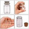 Ri - 10 Pcs Small Glass Bottles With Cork Lids, Mini Glass Bottles With Stoppers Empty Spell Jars Small Message Bottles Tiny Wishing Bottles Miniature