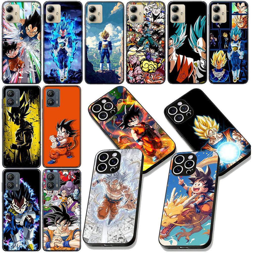 Super Vegeta Dragons Gokus Balls Phone Case for Motorola Moto E13 E20 E32 E22 E14 E15 G32 G60 G72 G7 G8 G82 G9 Plus Power Cover