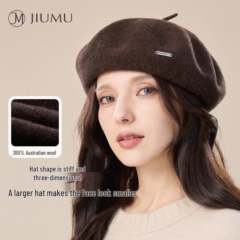 JIUMU Women s Wool Beret MY185
