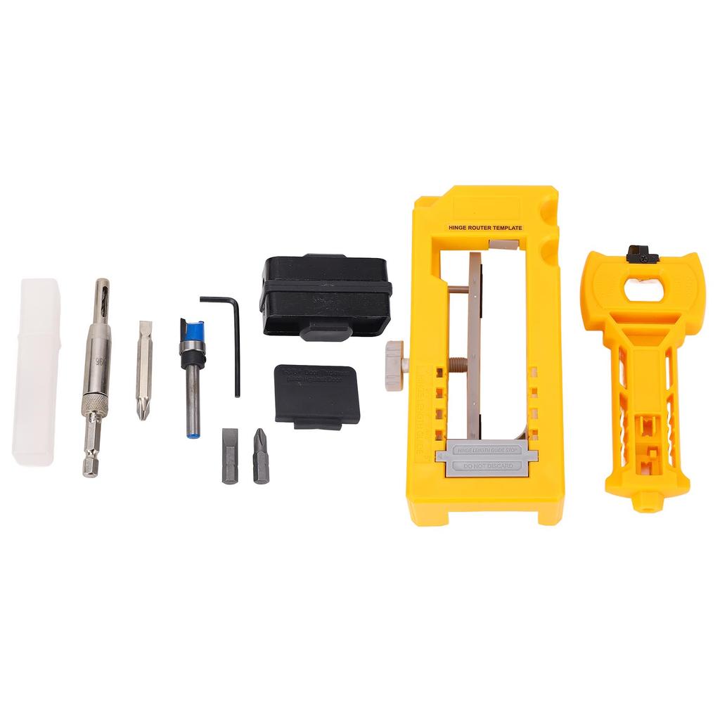 Door Hinge Latch Installation Kit Plastic Accurate Adjustable Door Hinge Jig and Latch Installation