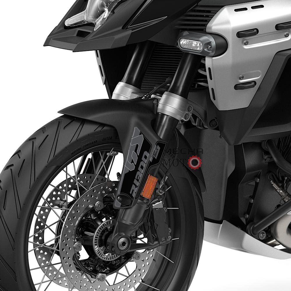 For R1300GS R 1300 GS Adventure 2024 R1300GSA 2025 Fender Sticker Motorcycle Decal Protector Kit