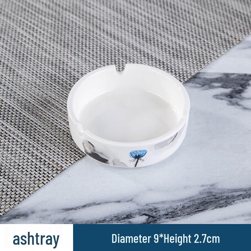 Diruien Ink Lotus Ceramic Tableware Collection