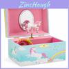 Unicorn Children's Music Box Jewelry Organizer New Year Birthday Gift Multifunctional Ce Certified