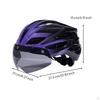 Helmet with Visor Safeguarding Bike Padded for Cyclists