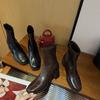 Maillard Skinny Boots Women's Small Inner Height Growing Thick Heel Short Boots High Heel Boots