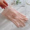 Anti Slip Lace Gloves Mesh Women Gloves Sweet Ice Silk Gloves  Outdoor