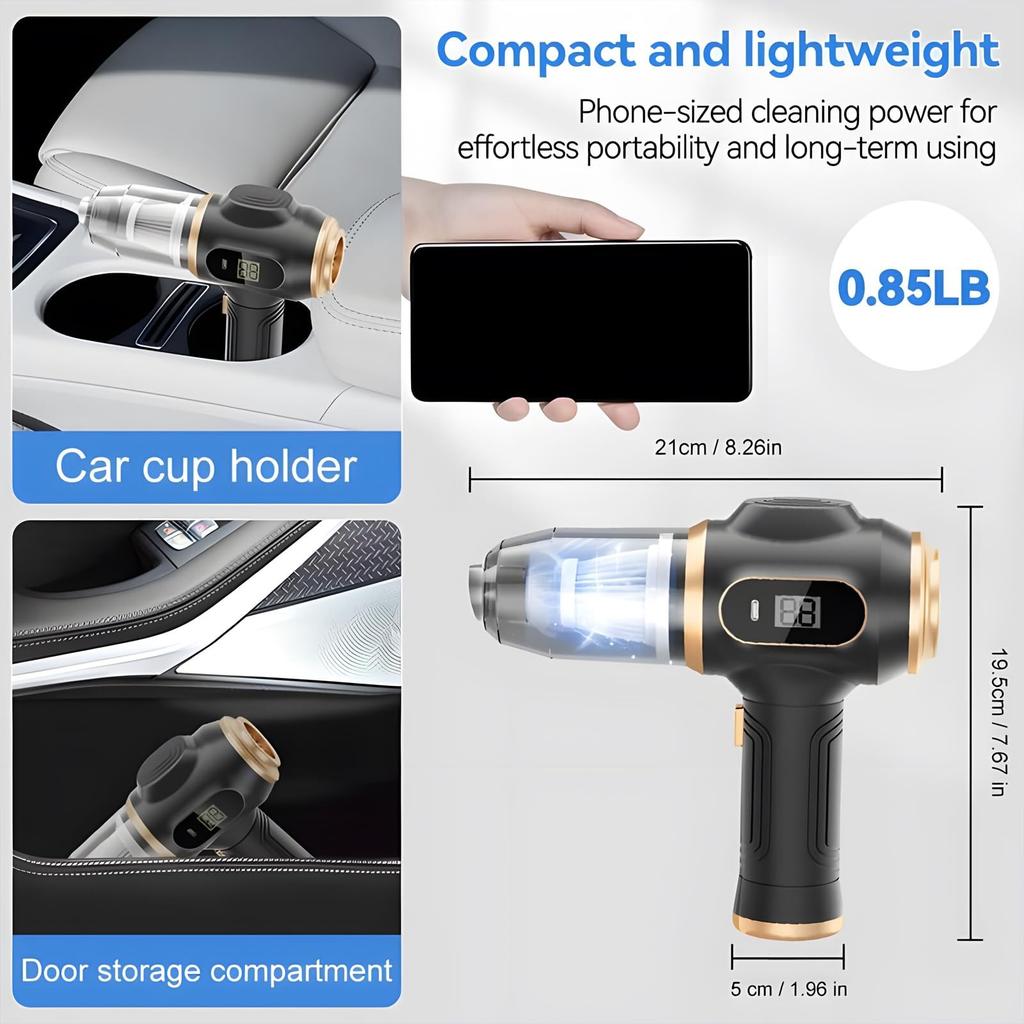 Mini Car Vacuum Cleaner Portable Cordless Handheld Cleaner for Home Appliance Powerful Cleaning Machine Car Cleaner for Keyboard