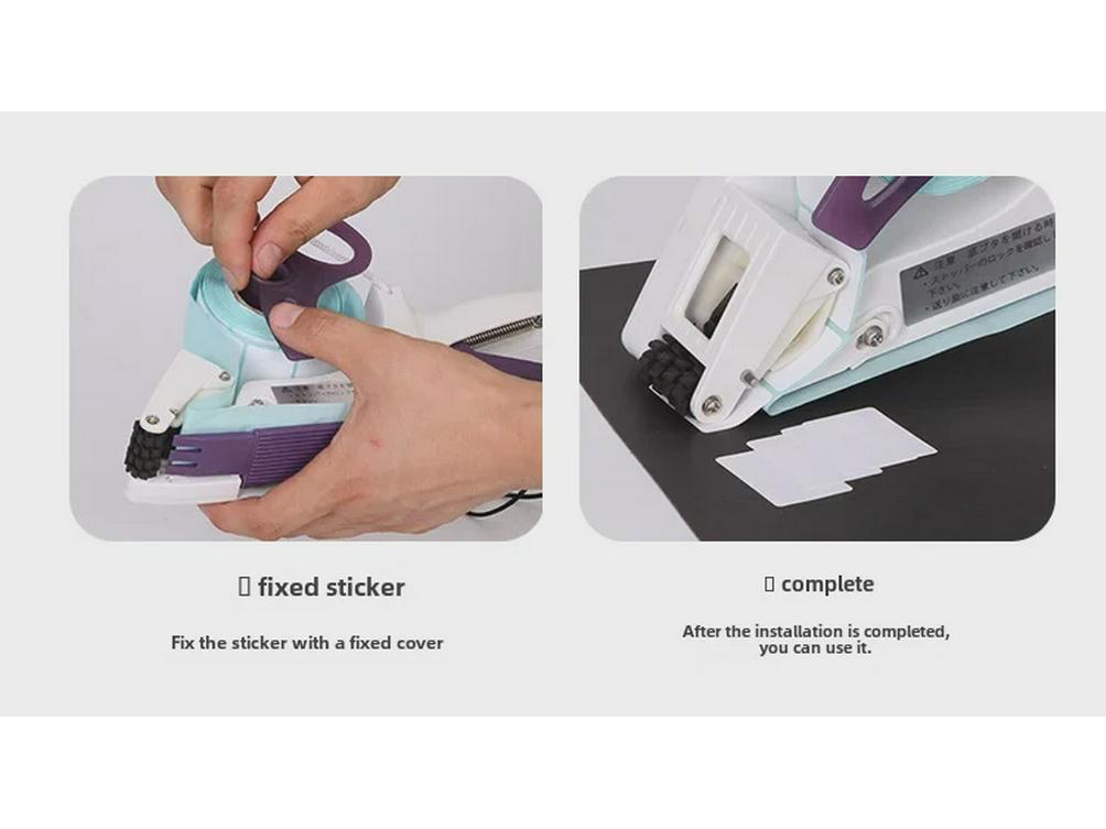 Mașină de etichetat autoadezivă portabilă pentru sticle plate și rotunde