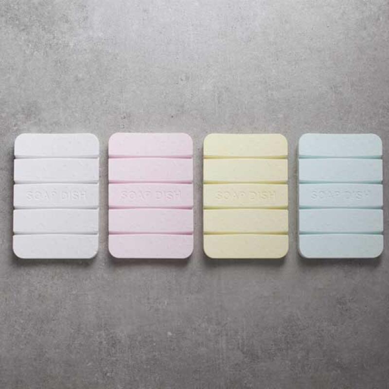 Modern Diatomaceous Earth Soap Dish 4 Colors Modern Diatomaceous Earth Soap Dish - Pink