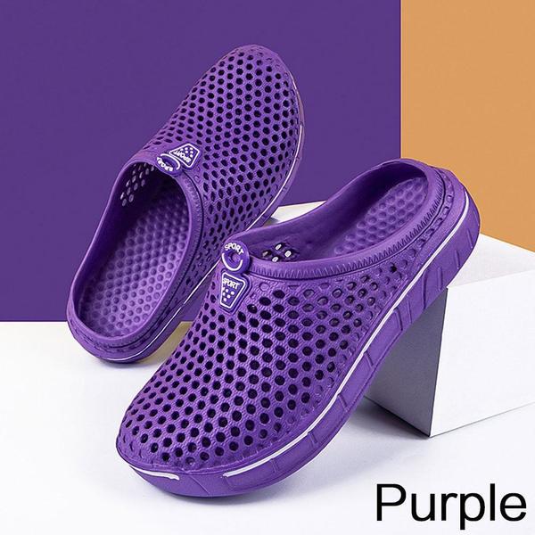 1 Pair of Fashionable Men's and Women's Hollow SummerTravelOutdoorSportsCasualSlippersAntislipSlippers Beach Shoes Hollow Breathable Countryside Shoes