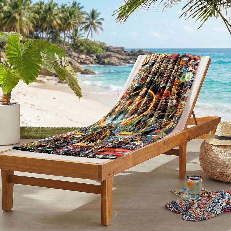 Big Trouble Little China Fashion Beach Towel: Ideal for Summer Adventures Soft, absorbent and quick drying suitable for swimming and bathing