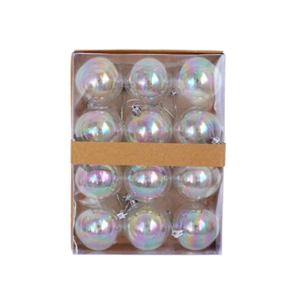 

Shatterproof Colorful Christmas Balls Pendant 6cm/8cm Xmas Tree Ornaments Party Favors 6cm