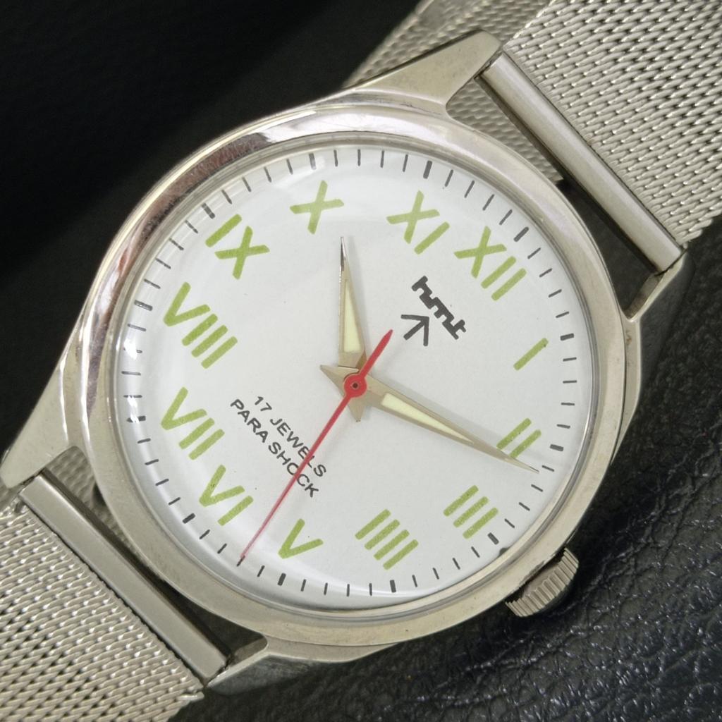 

HAND-WINDING VINTAGE HMT INDIAN MENS ROMAN FIGURE WHITE DIAL WATCH a702862-1 R211-a702862