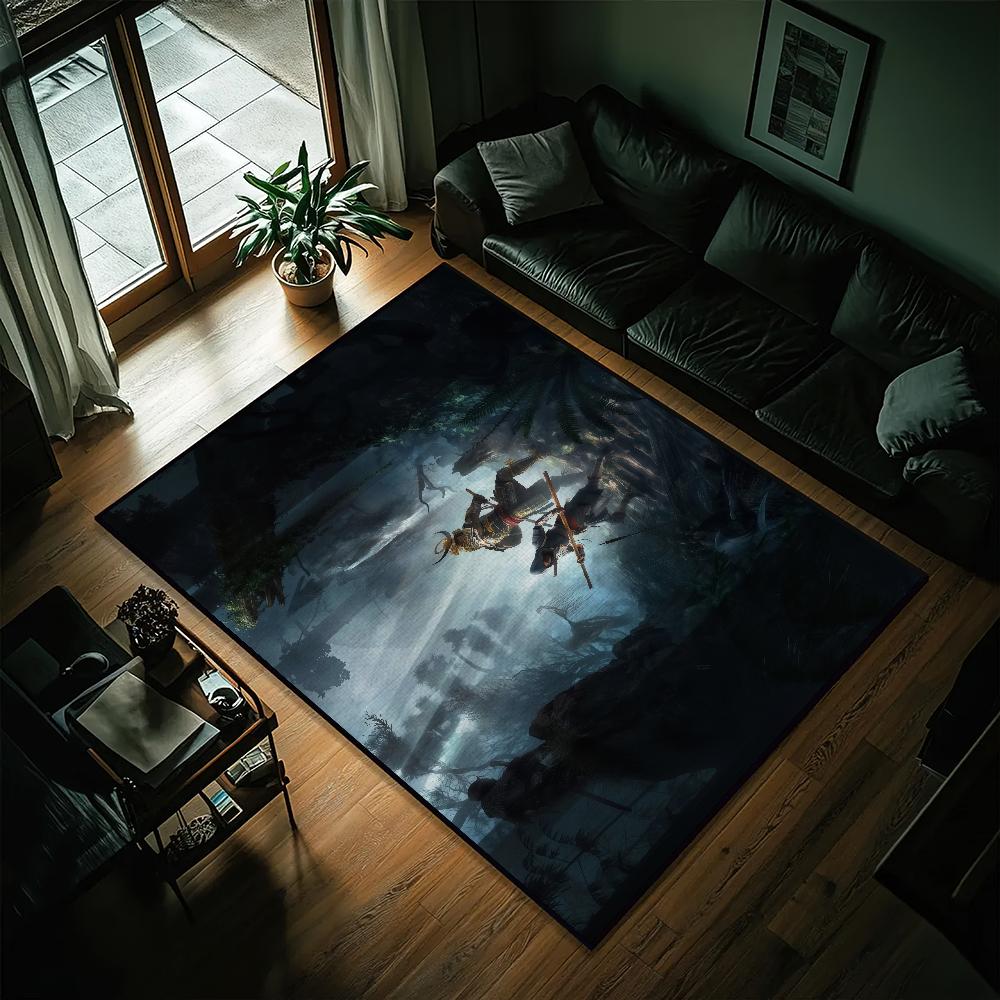 Game A-Assassin-s Creed Shadowss Small Carpet Bedside Kitchen Bath Living Home House Bedroom Floor Mat Doormat Rug Decoration