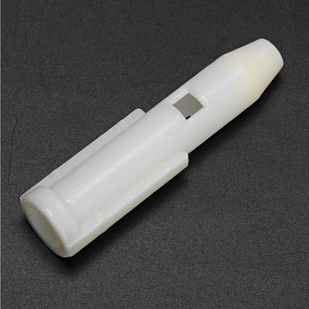 JGGLD White Gear Shift Knob Adapter Sleeve Replacement Made of Durable Compatible with Peugeot 206 207 306 307 308 Part, Plastic,